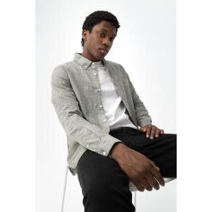 Camicia maniche lunghe in cotone  uomo