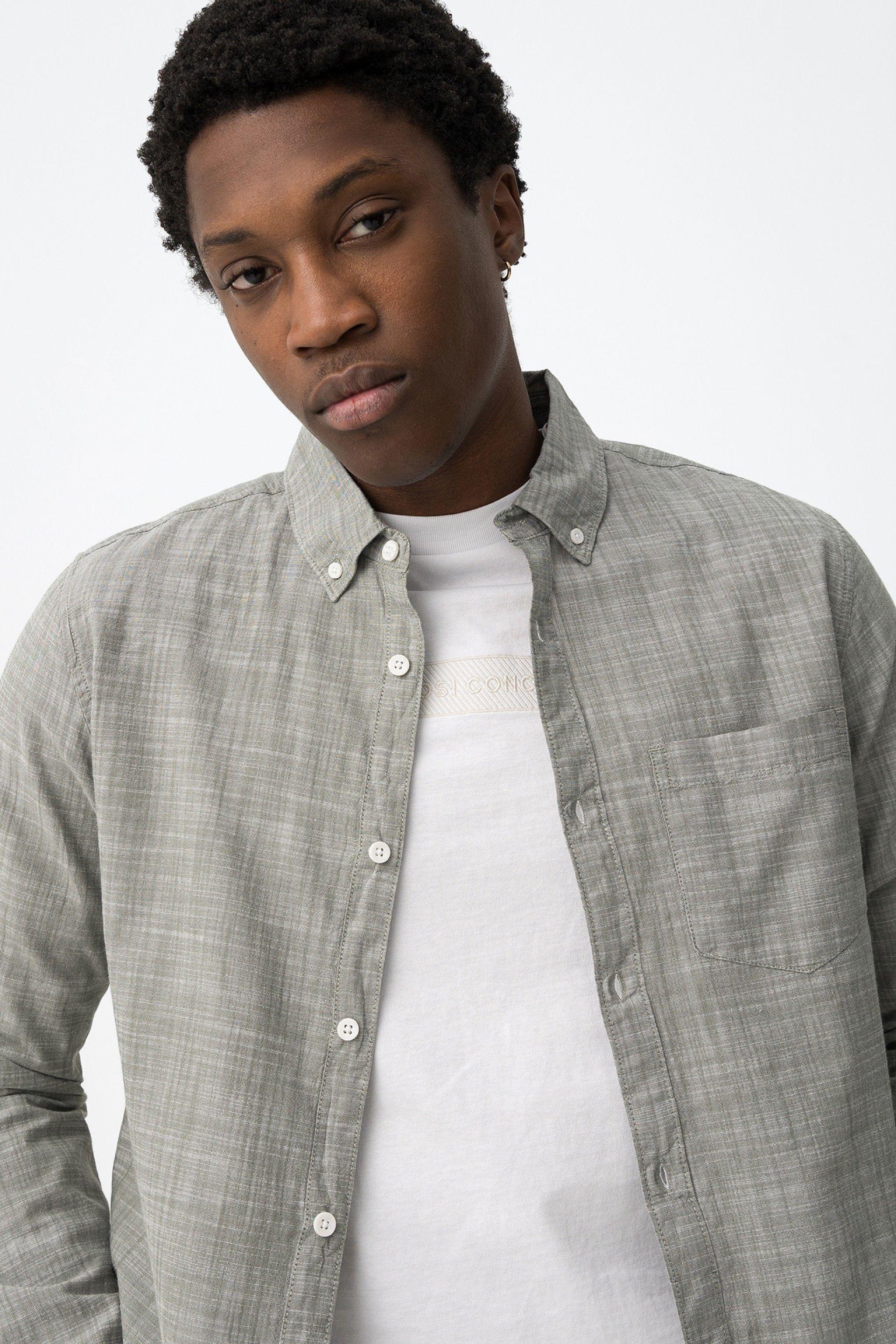 Camicia maniche lunghe in cotone Tiffosi uomo