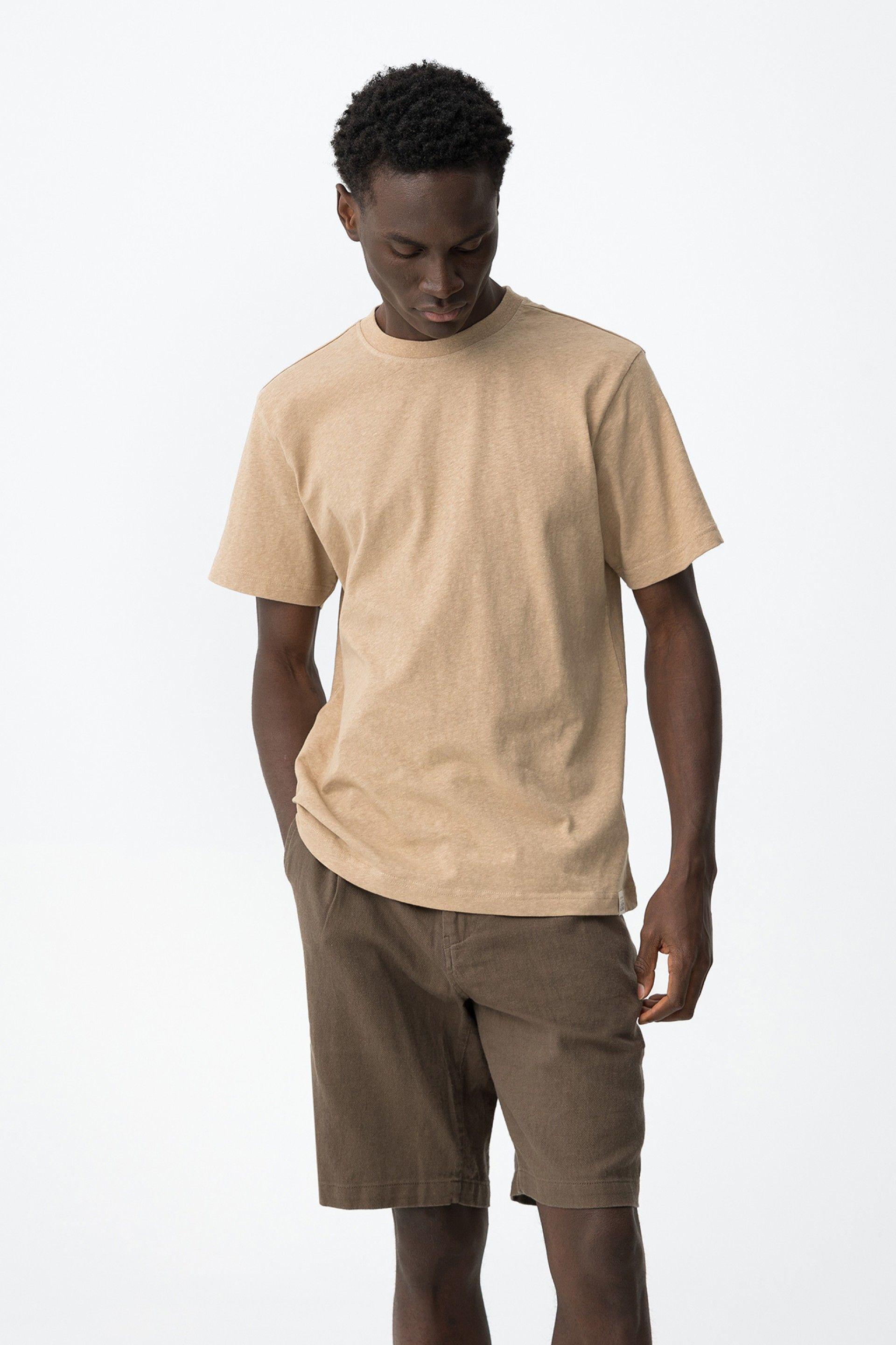 T-shirt manica corta misto lino Tiffosi uomo