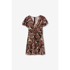 Abito corto in viscosa  donna