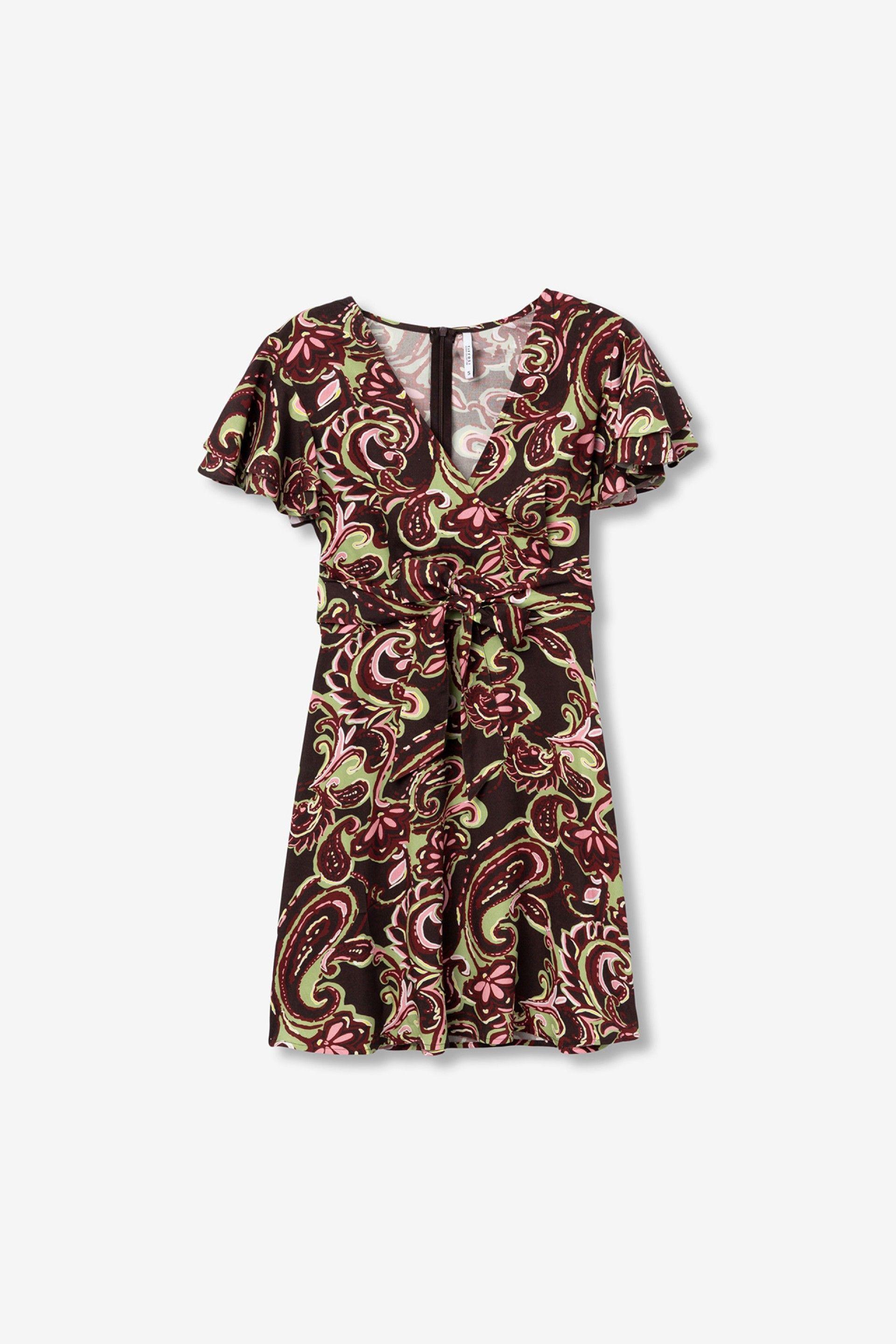 Abito corto in viscosa Tiffosi donna