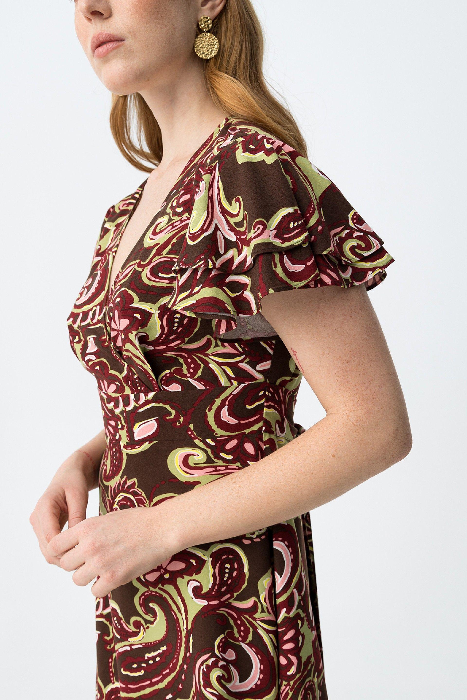 Abito corto in viscosa Tiffosi donna