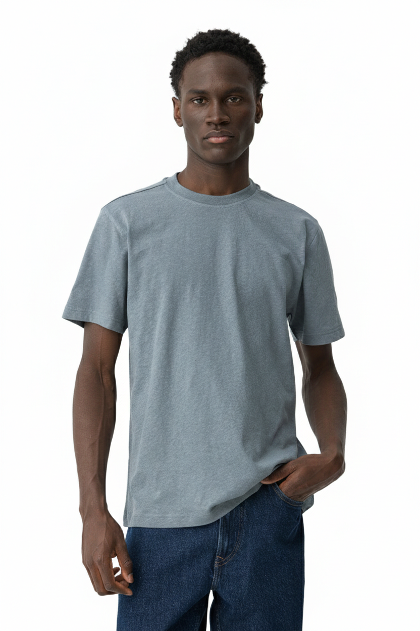 T-shirt manica corta misto lino Tiffosi uomo