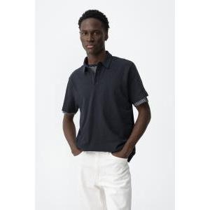 Polo misto lino da uomo