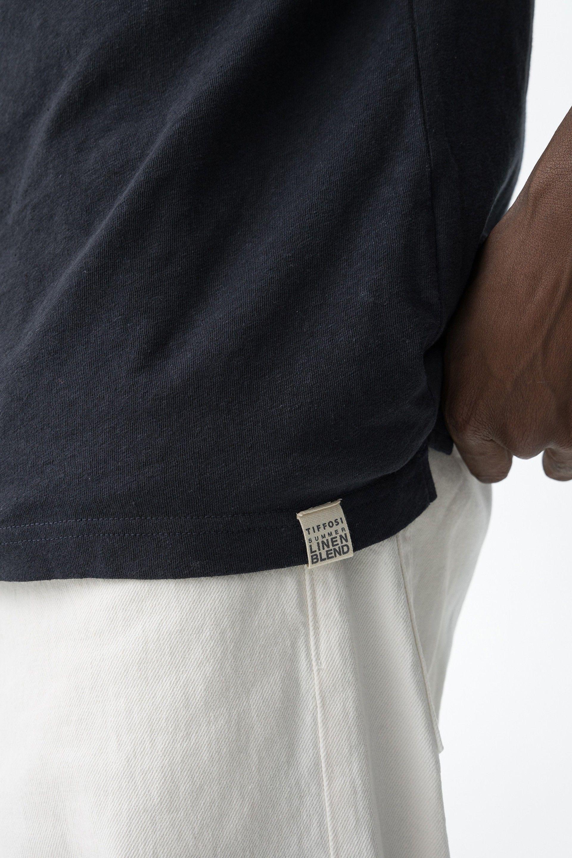 Polo misto lino da uomo Tiffosi