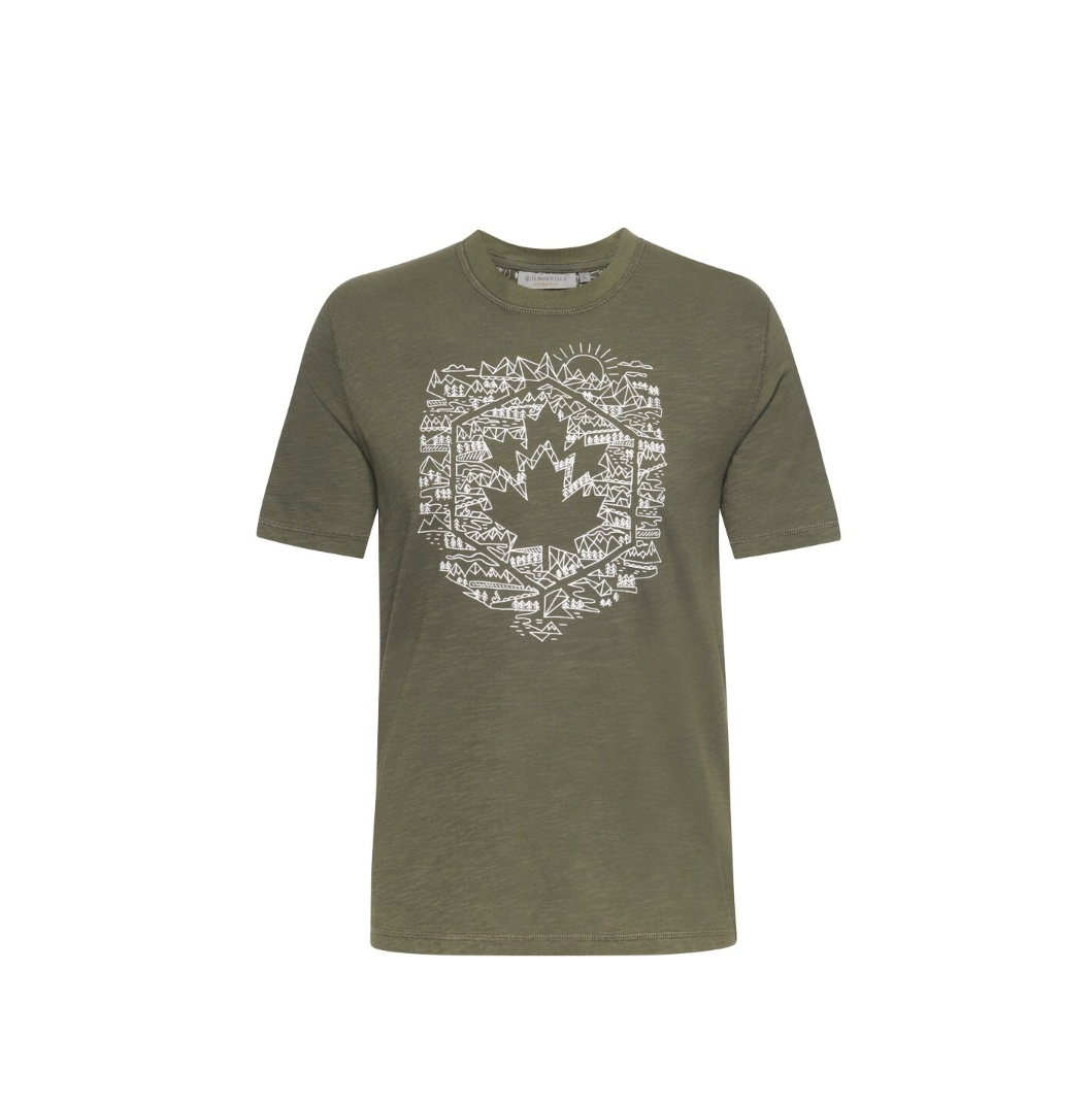 T-shirt in cotone Lumberjack da uomo 
