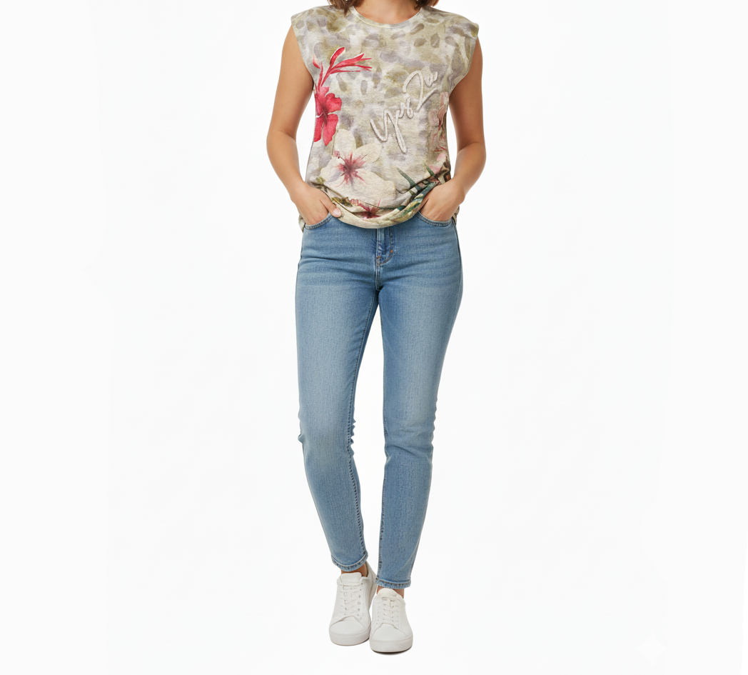 T-shirt donna stampa sublimatica Yes Zee