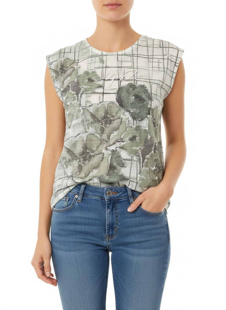 T-shirt donna stampa sublimatica Yes Zee