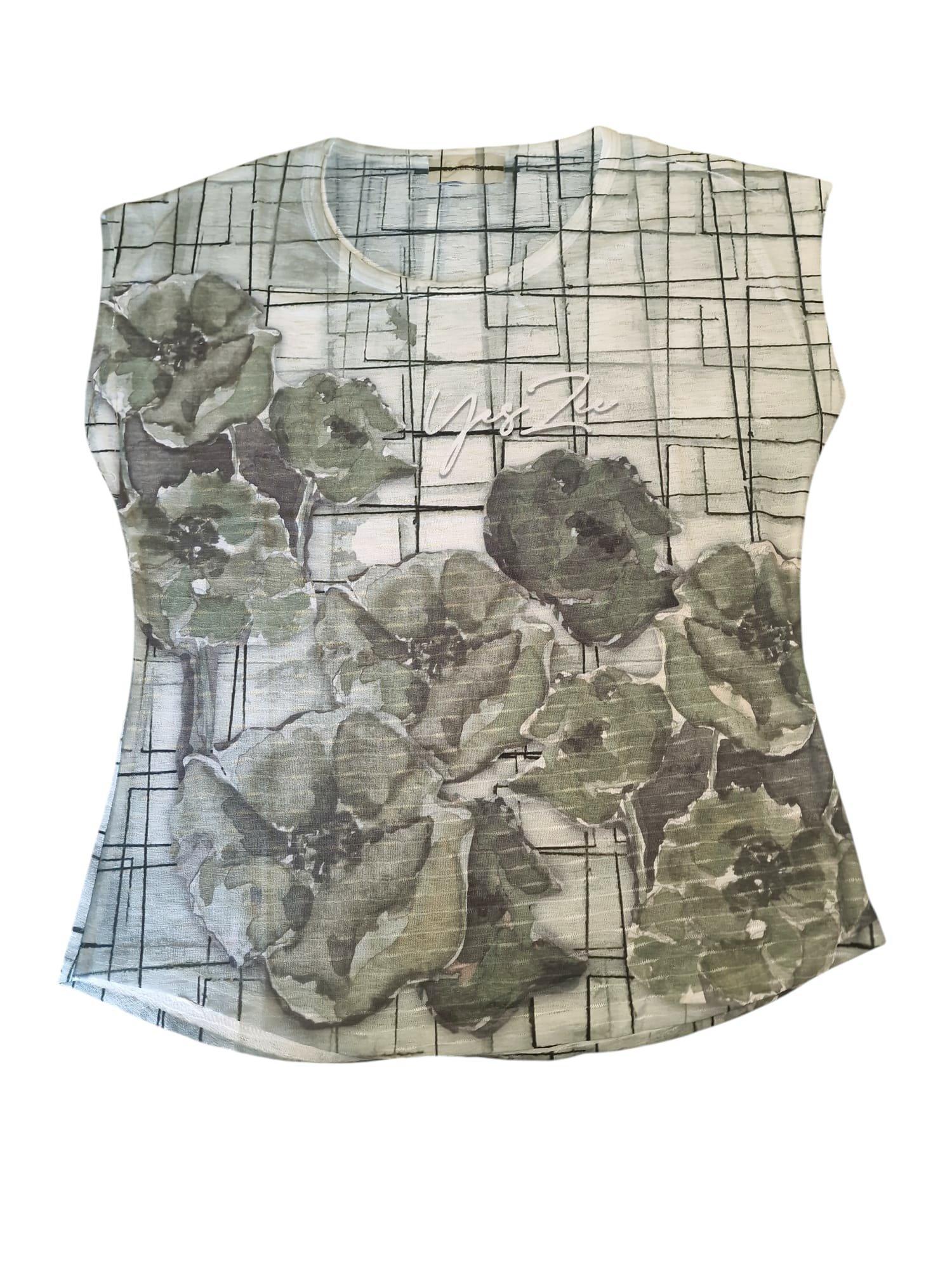 T-shirt donna stampa sublimatica Yes Zee