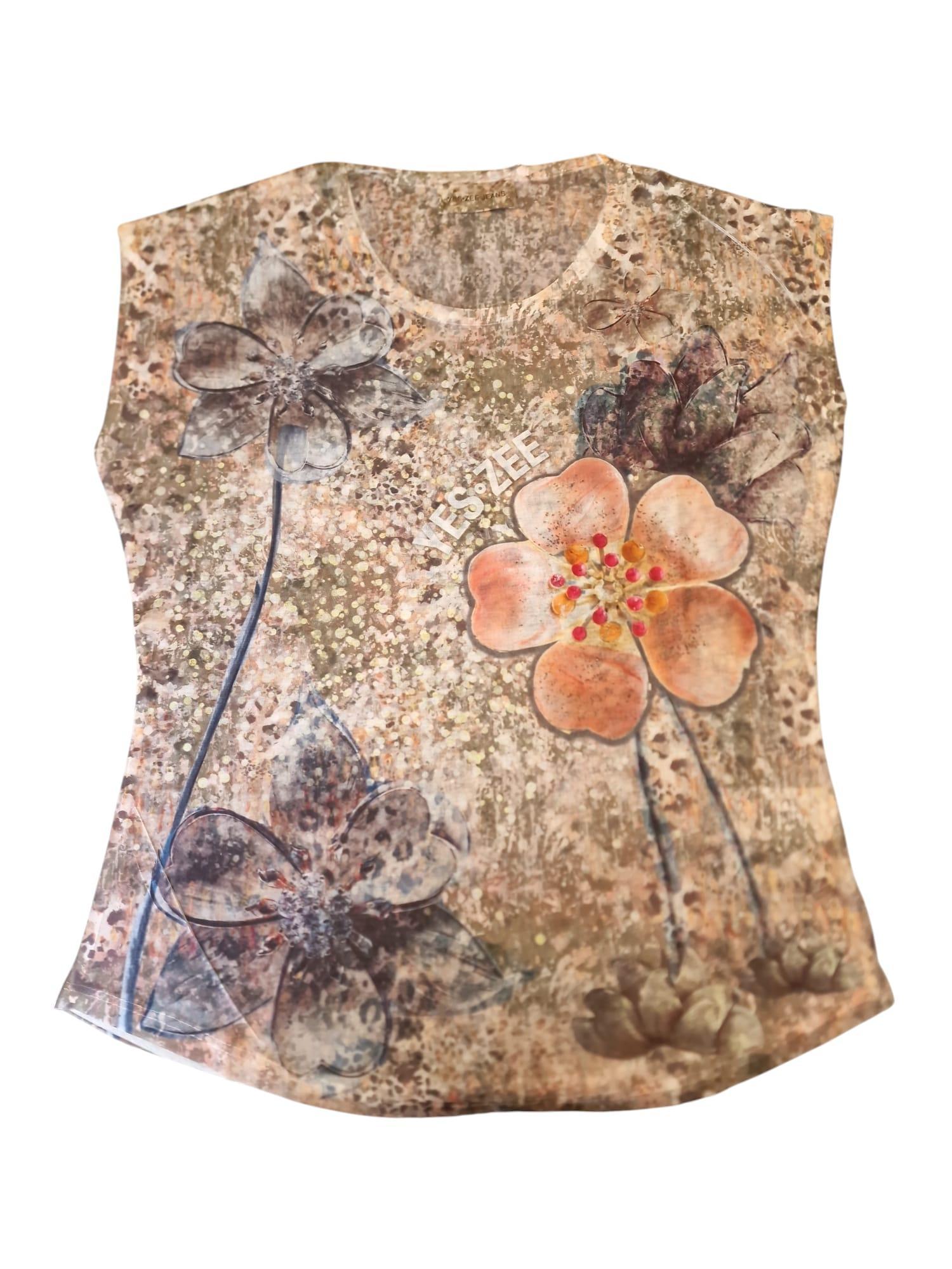 T-shirt donna stampa sublimatica Yes Zee