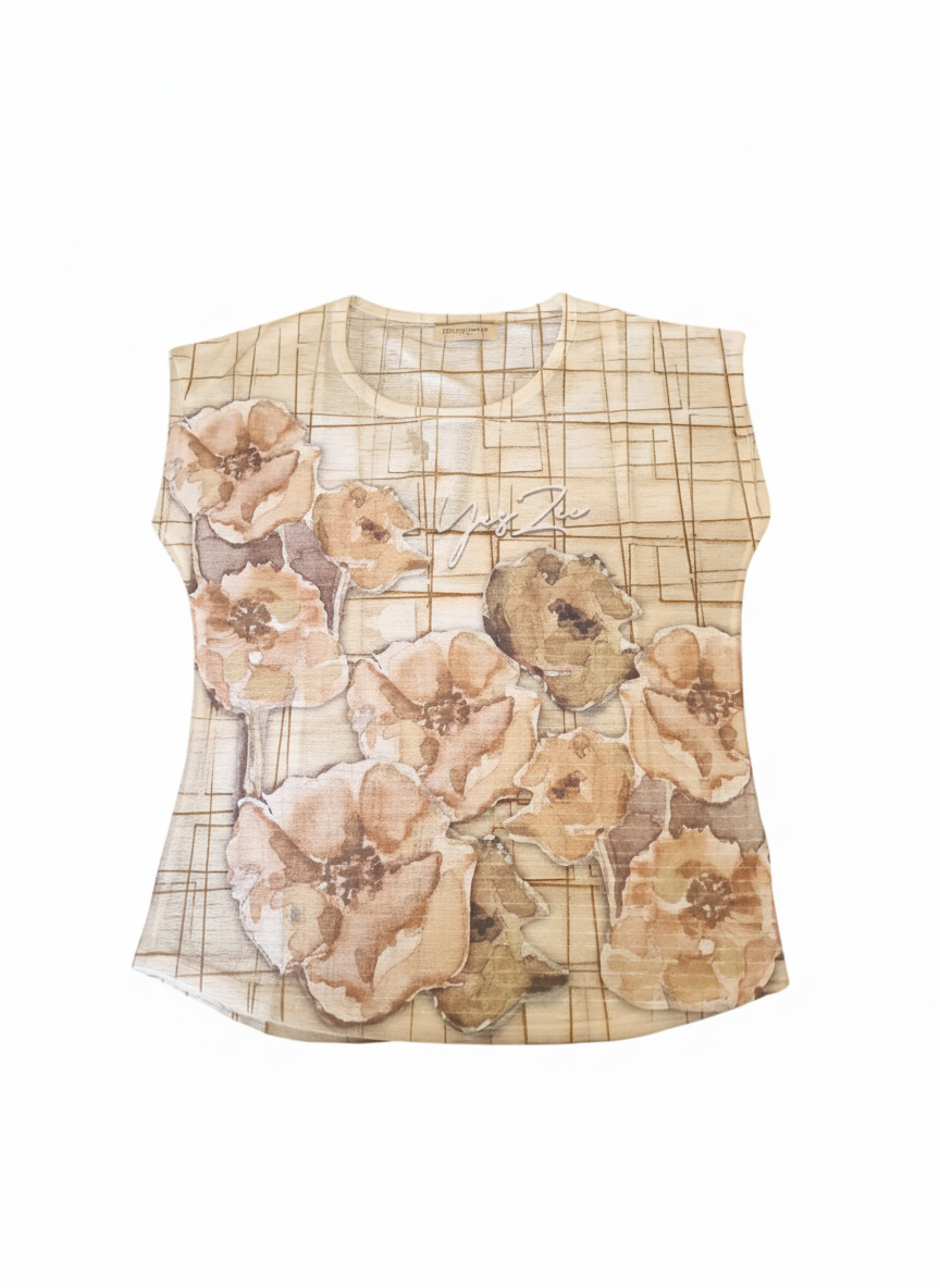 T-shirt donna stampa sublimatica Yes Zee