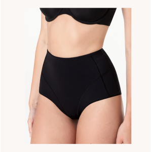 Guaina sgambata sculpt shaping vita media  nero