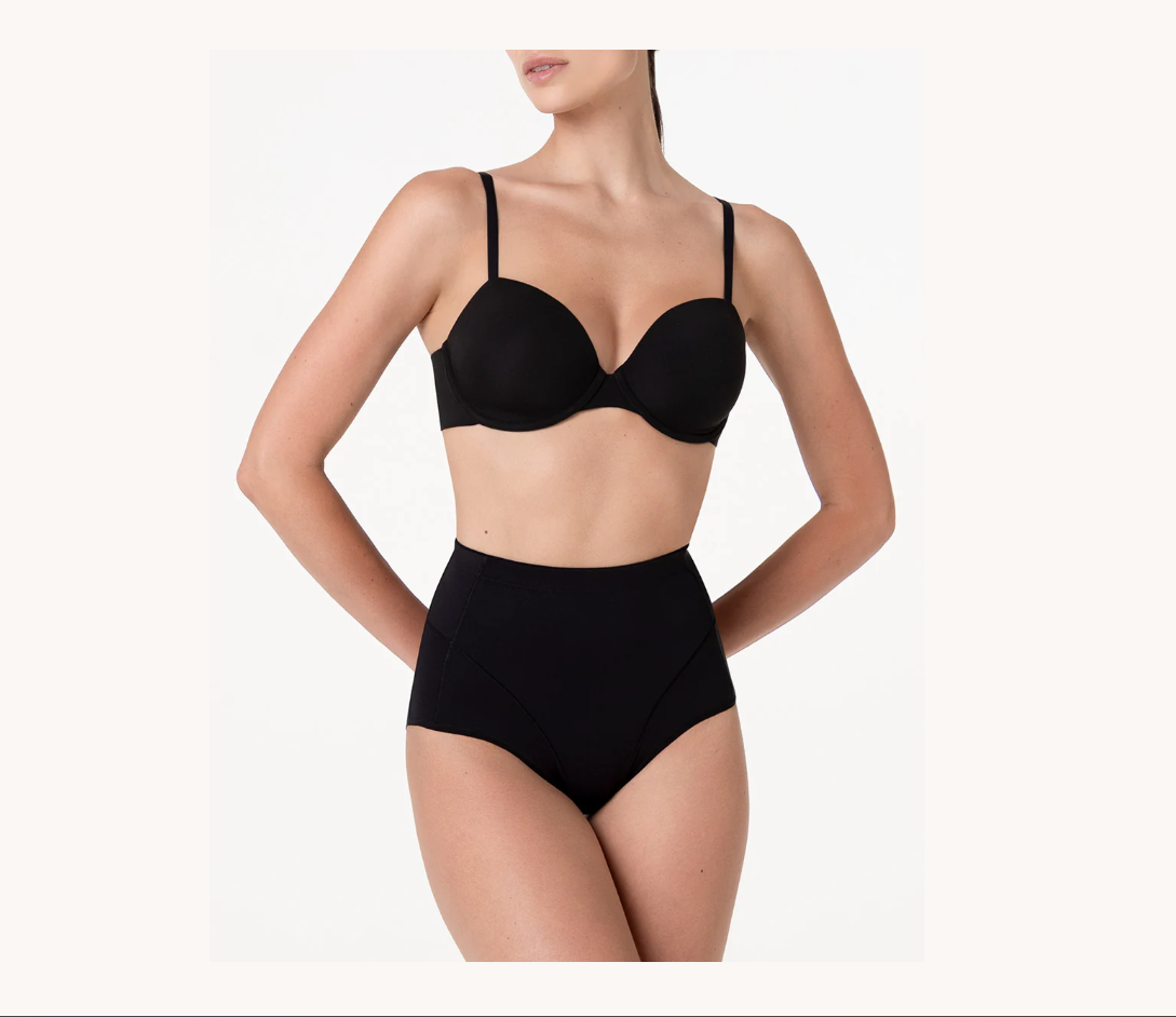 lovable guaina sgambata sculpt shaping vita media  nero - foto 4