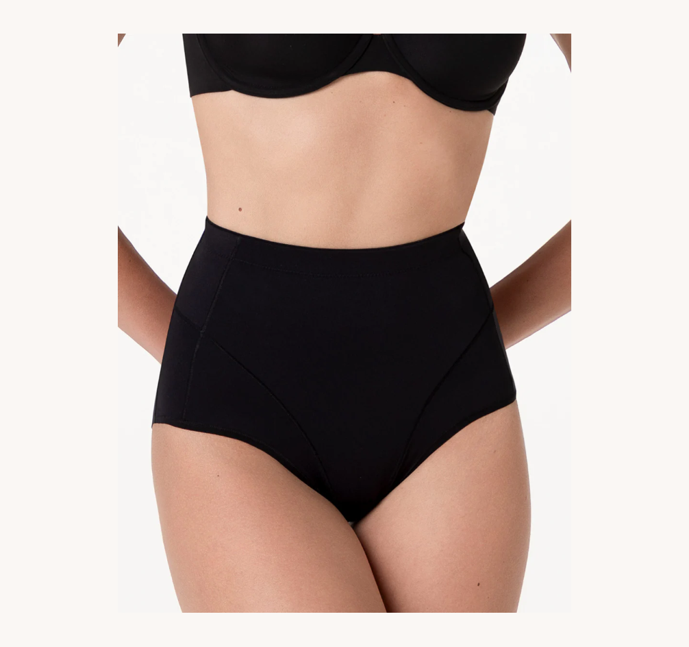 lovable guaina sgambata sculpt shaping vita media  nero - foto 6