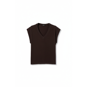 T-shirt scollo v donna
