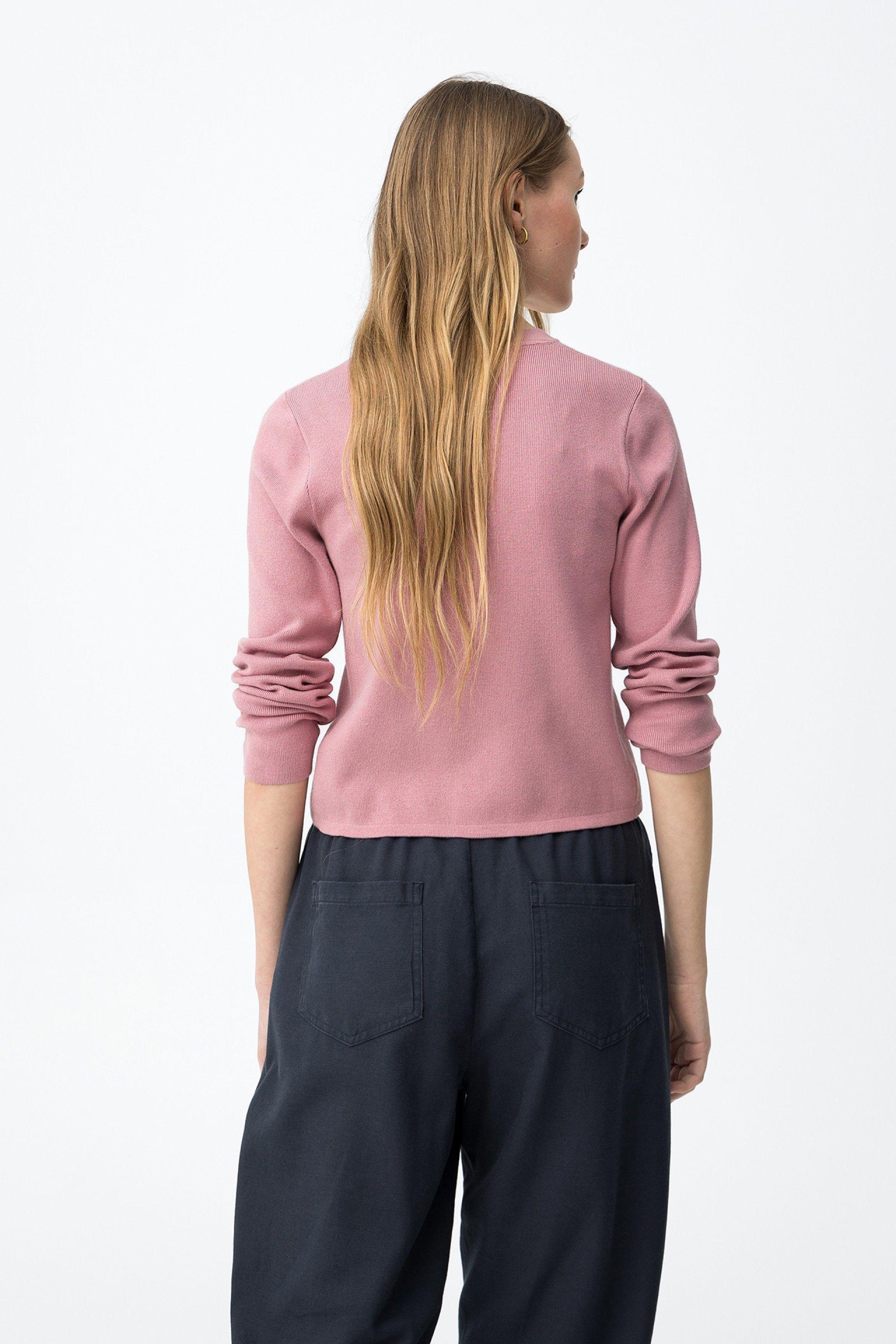 Cardigan rosa con bottoni Tiffosi donna