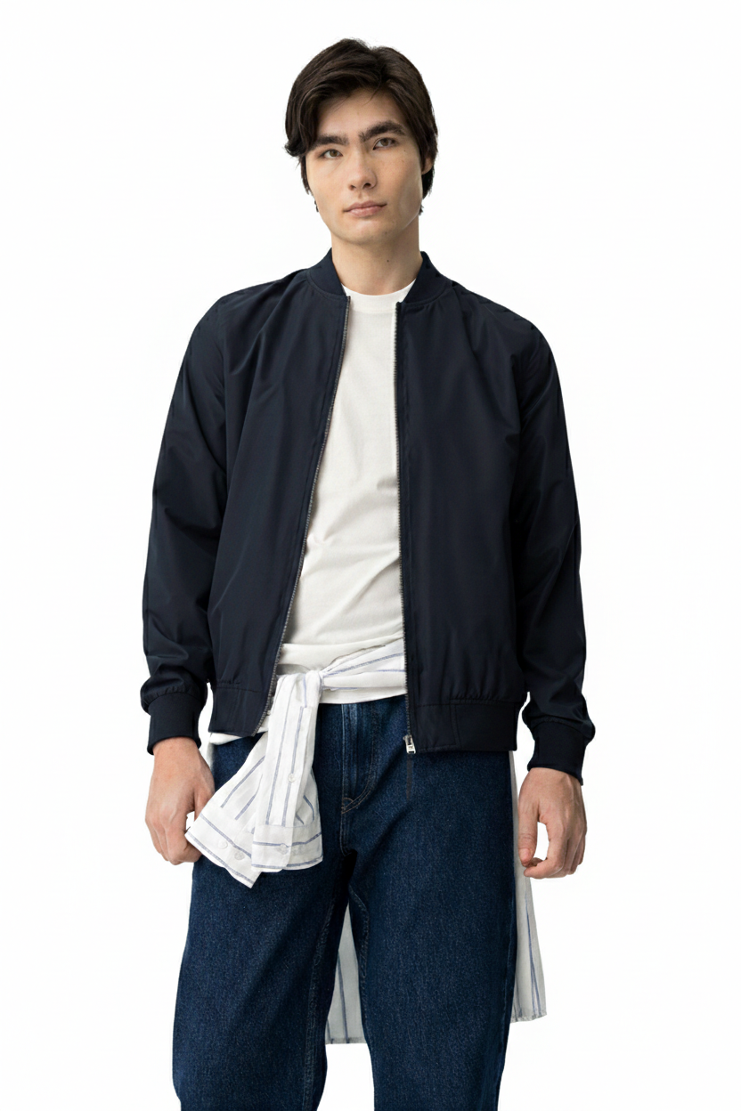 Giacca leggera blu Tiffosi uomo