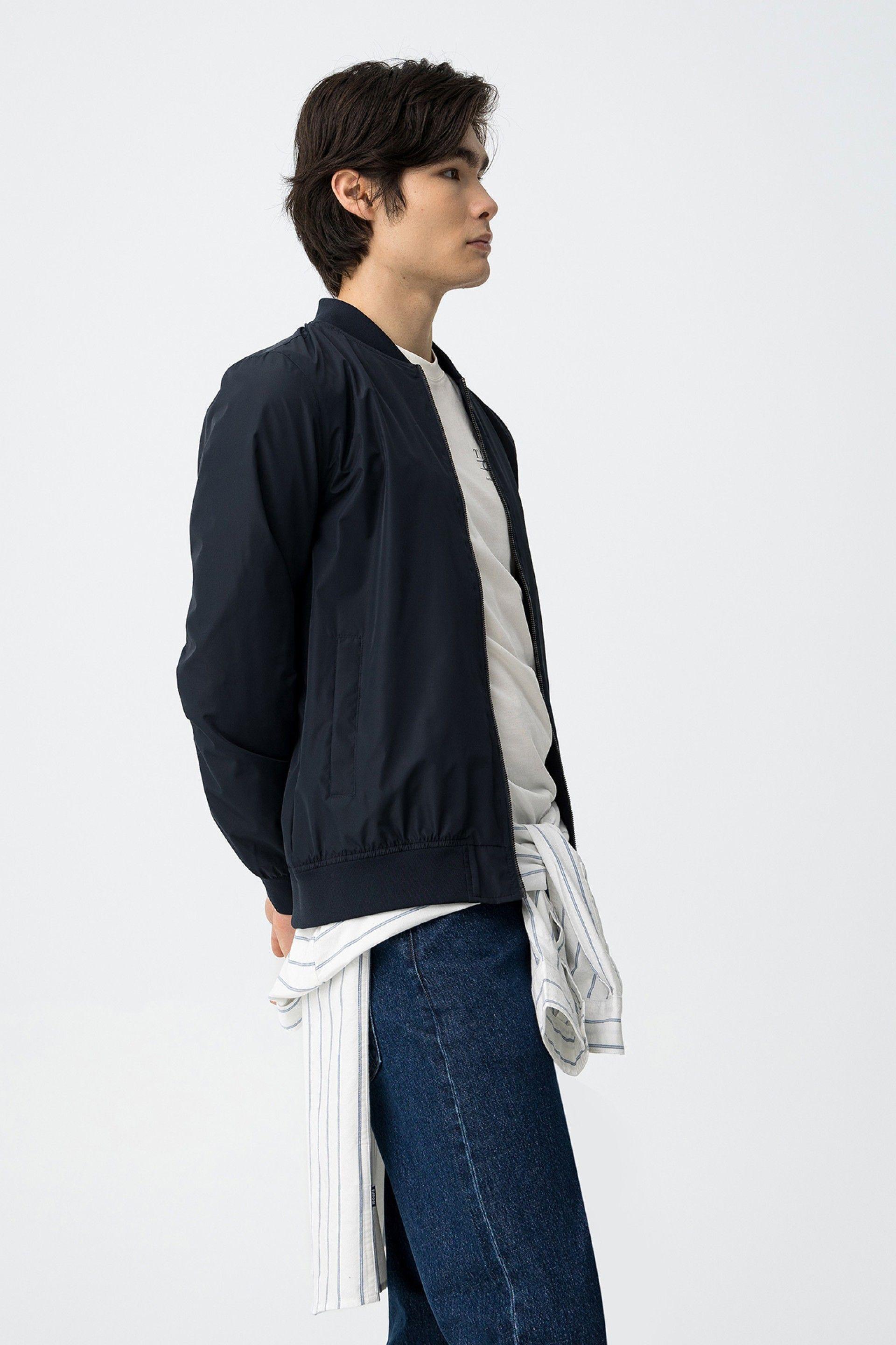 Giacca leggera blu Tiffosi uomo