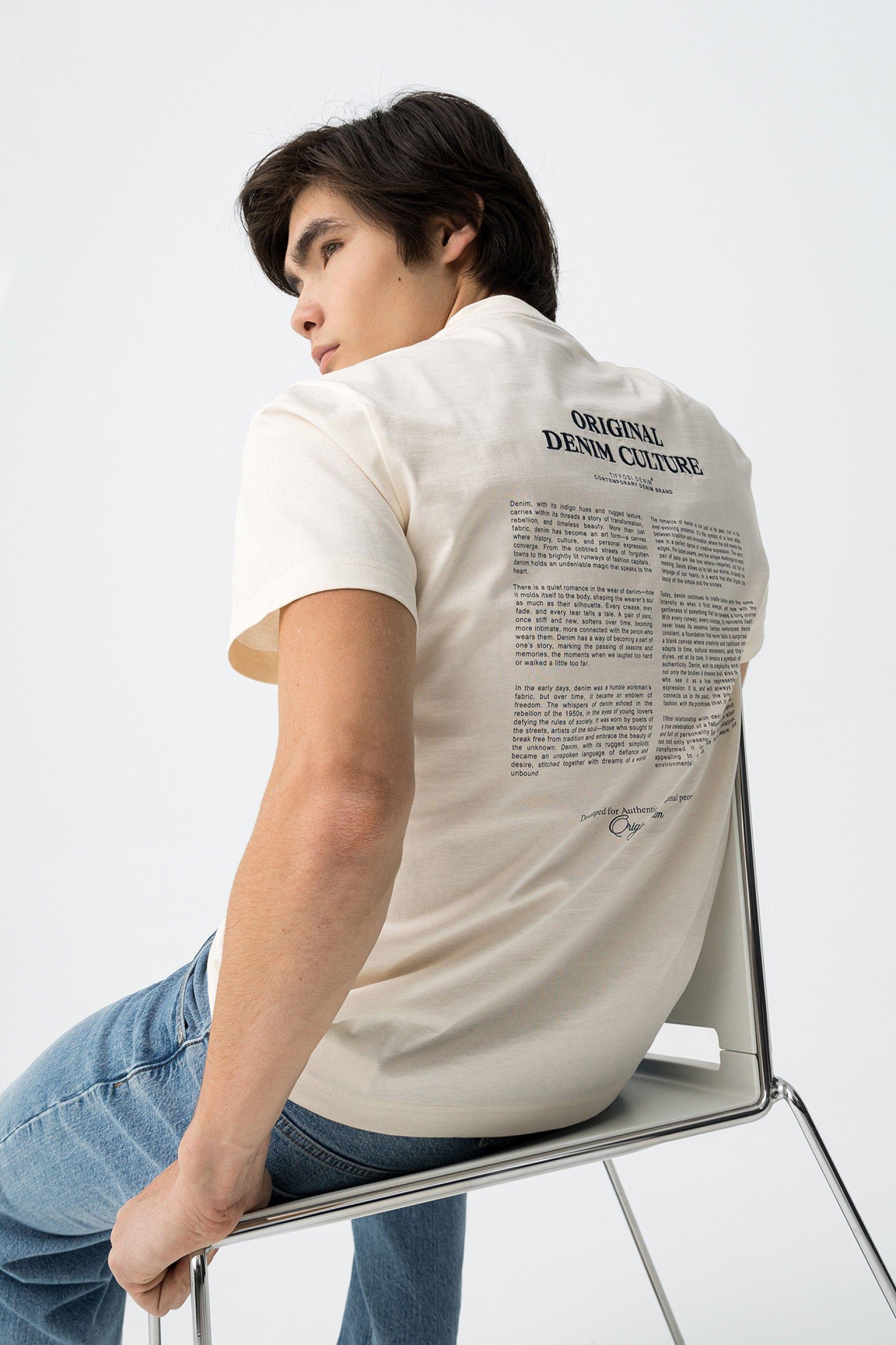 T-shirt cotone uomo Tiffosi