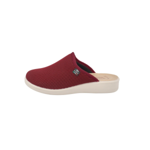 Pantofole  donna tessuto tecnico bordeaux