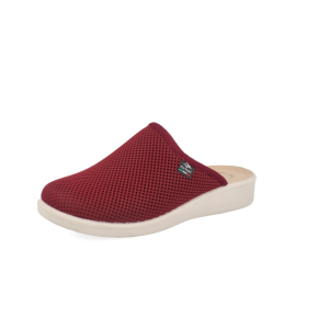 Pantofole  donna tessuto tecnico bordeaux