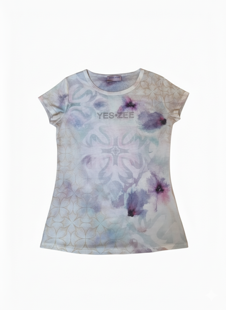 T-shirt donna stampa sublimatica Yes Zee