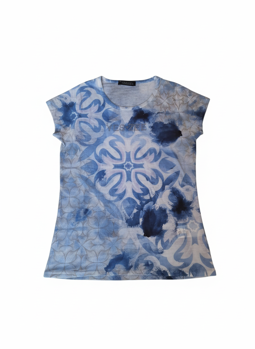 T-shirt donna stampa sublimatica Yes Zee