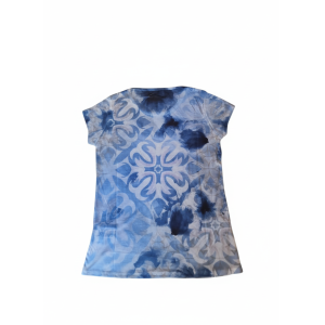 T-shirt stampa sublimatica  blu
