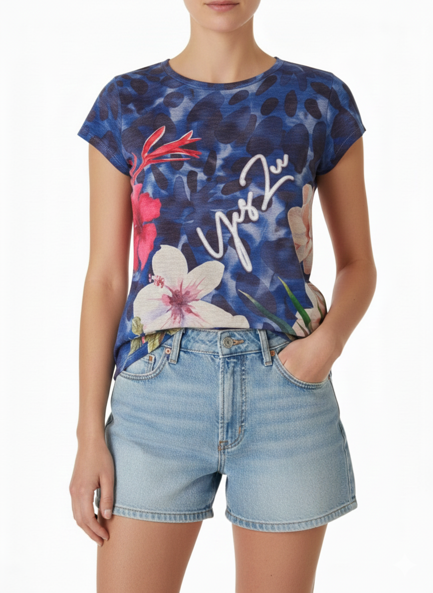 T-shirt donna stampa sublimatica Yes Zee