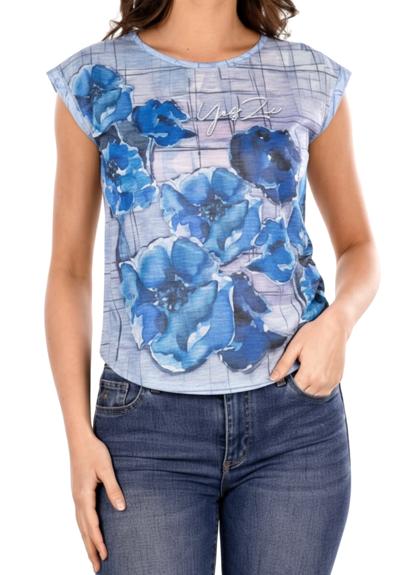 T-shirt donna stampa sublimatica Yes Zee
