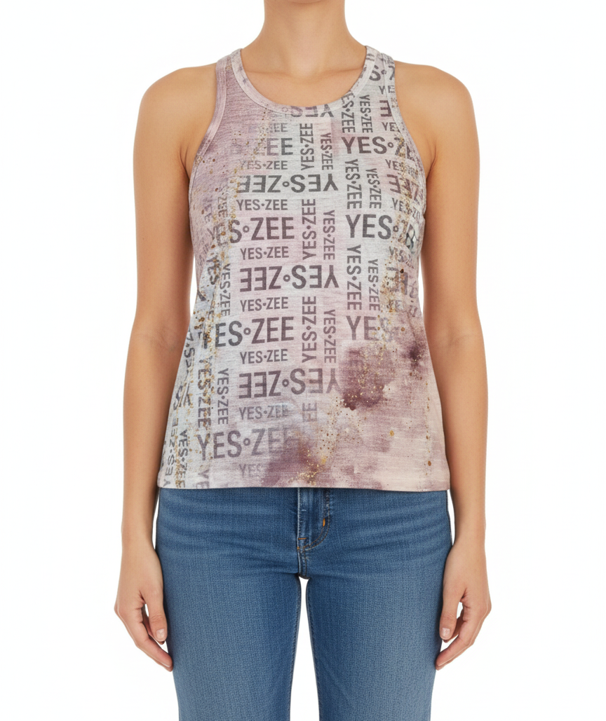 Canotta donna stampa sublimatica Yes Zee