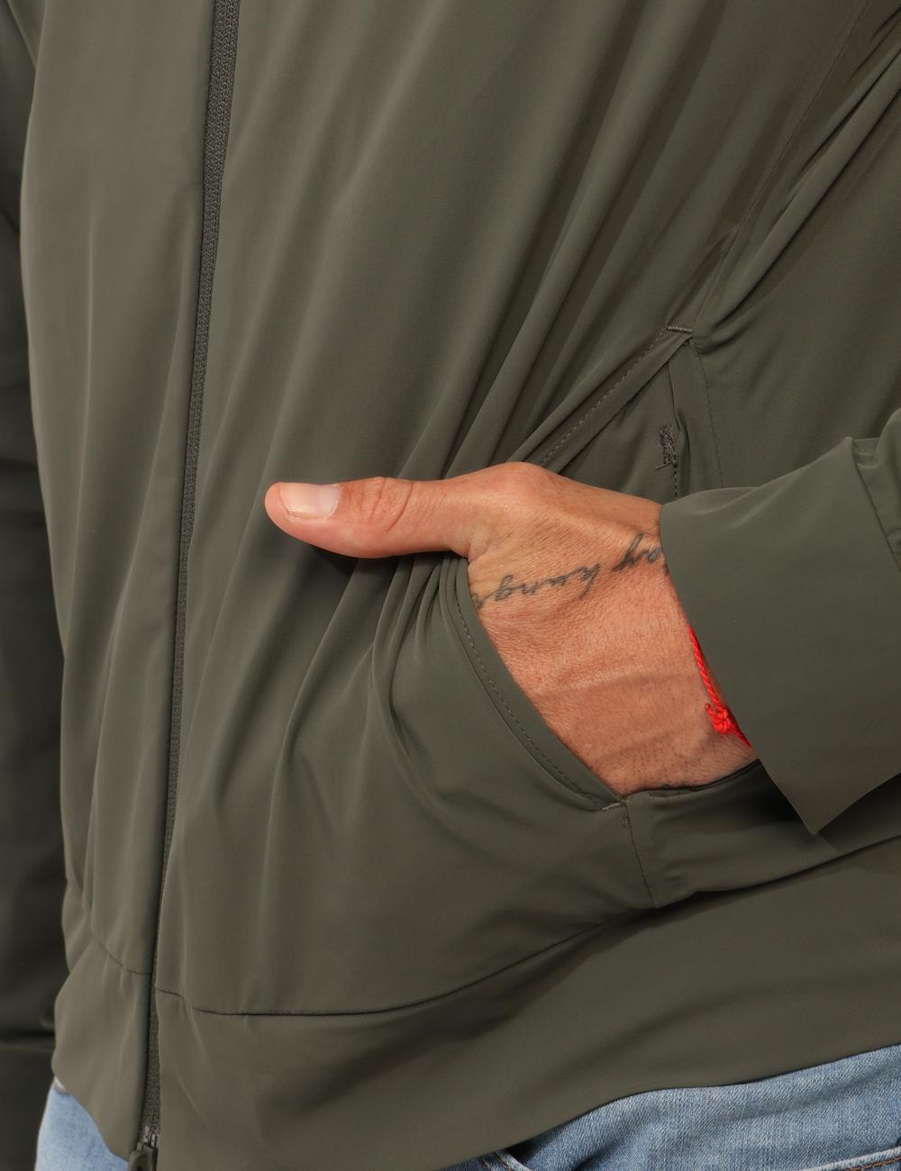 Giubbino leggero verde Yes Zee uomo