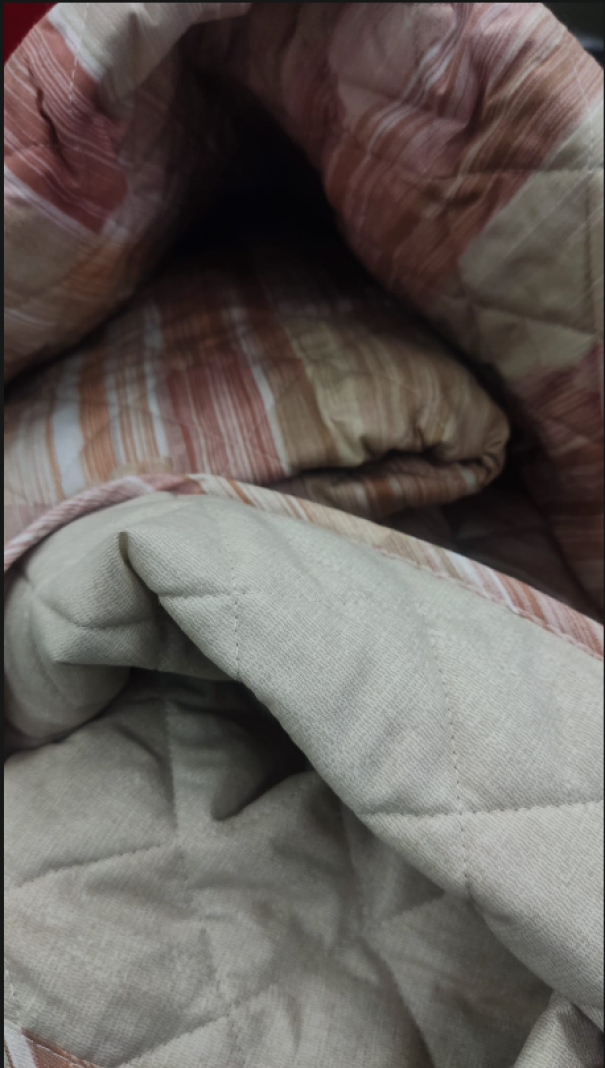 riviera trapuntina quilt manjola cotone stampato 1 1/2 ambra - foto 2