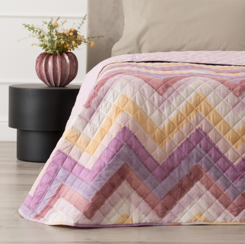 riviera trapuntina quilt arben 1 1/2 malva rosa - foto 2