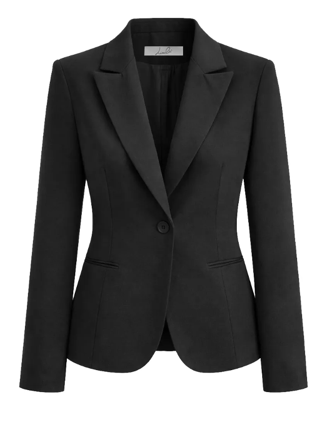 Tailleur nero con pantalone da donna Lizalu00f9