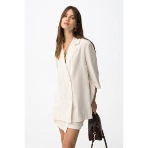 Giacca donna misto lino cotone