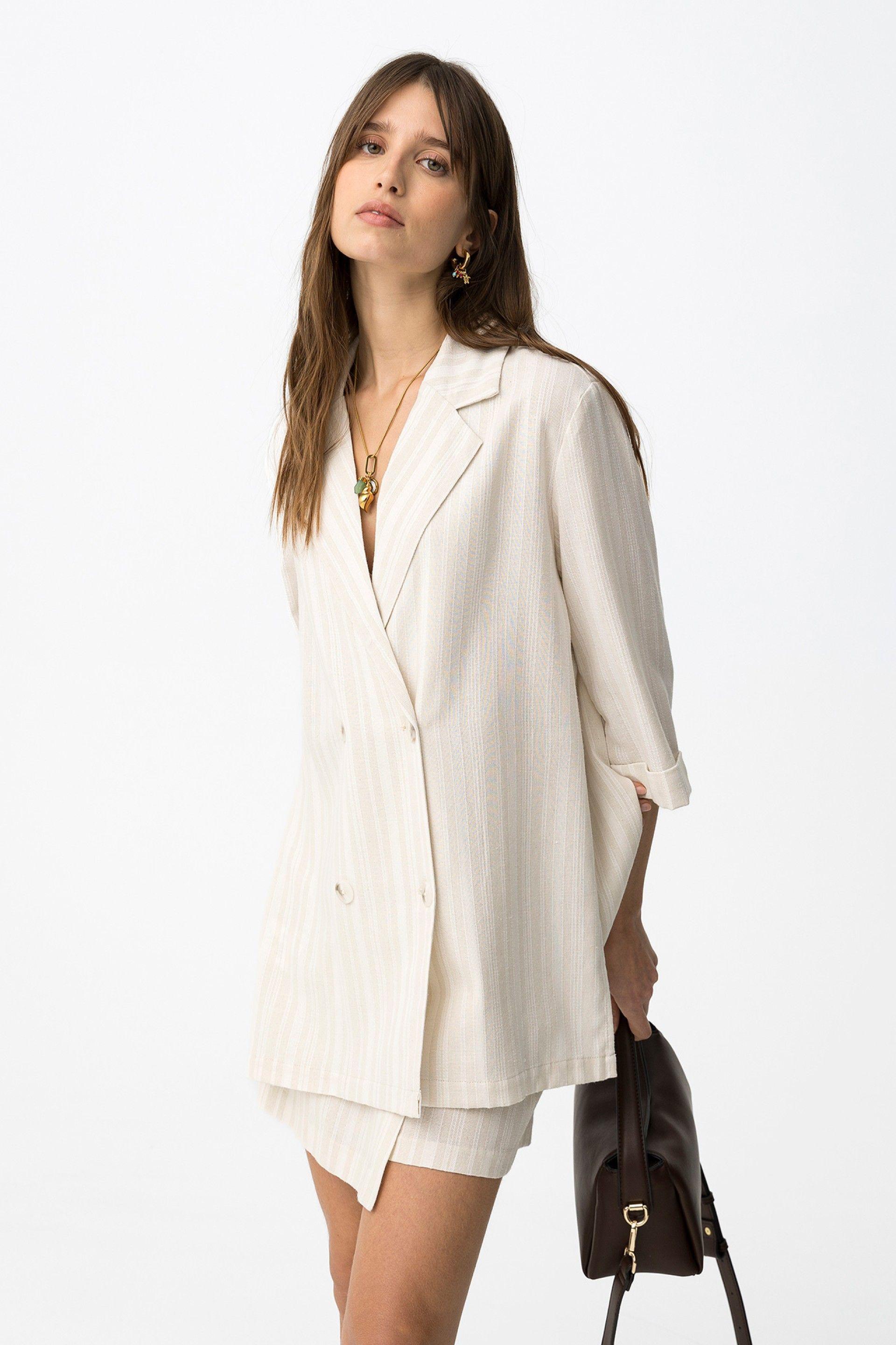 Giacca donna misto lino cotone Tiffosi