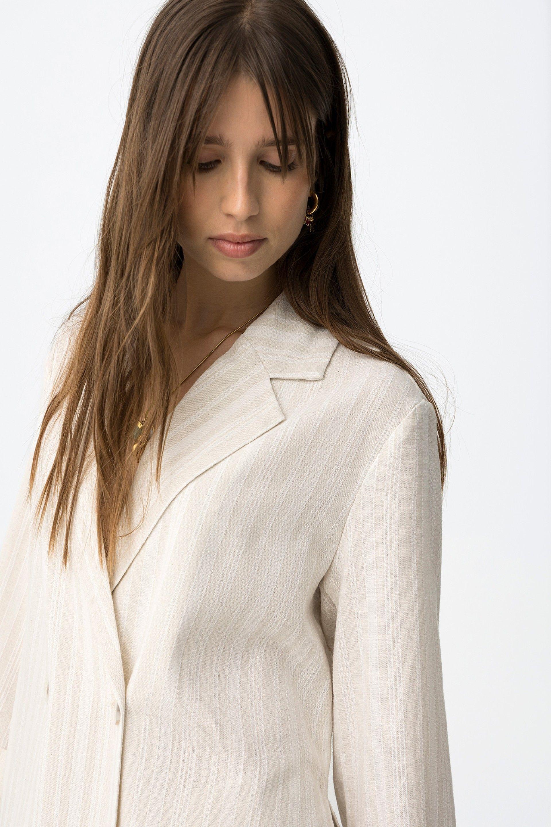 Giacca donna misto lino cotone Tiffosi