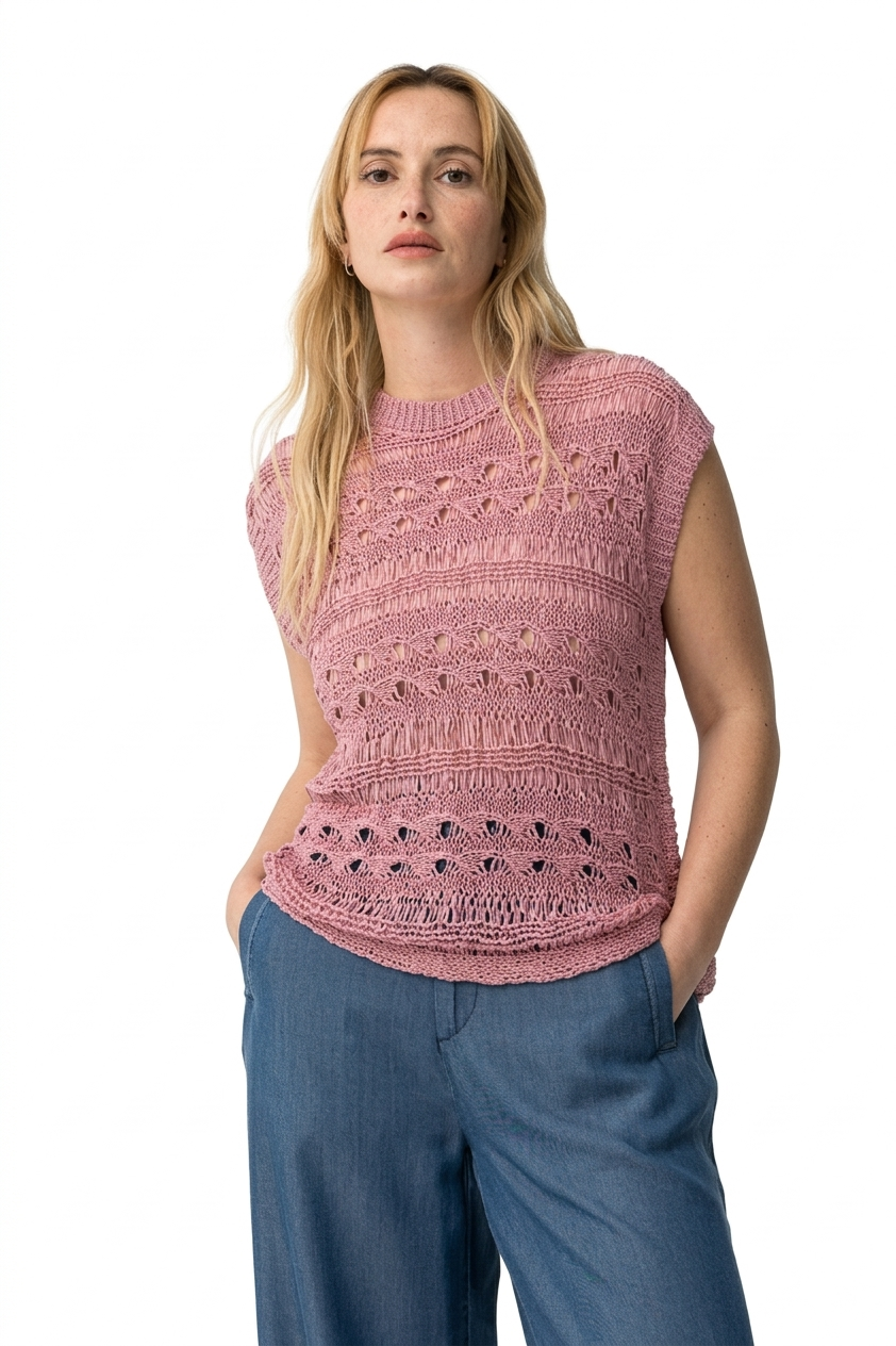 Top rosa donna Tiffosi