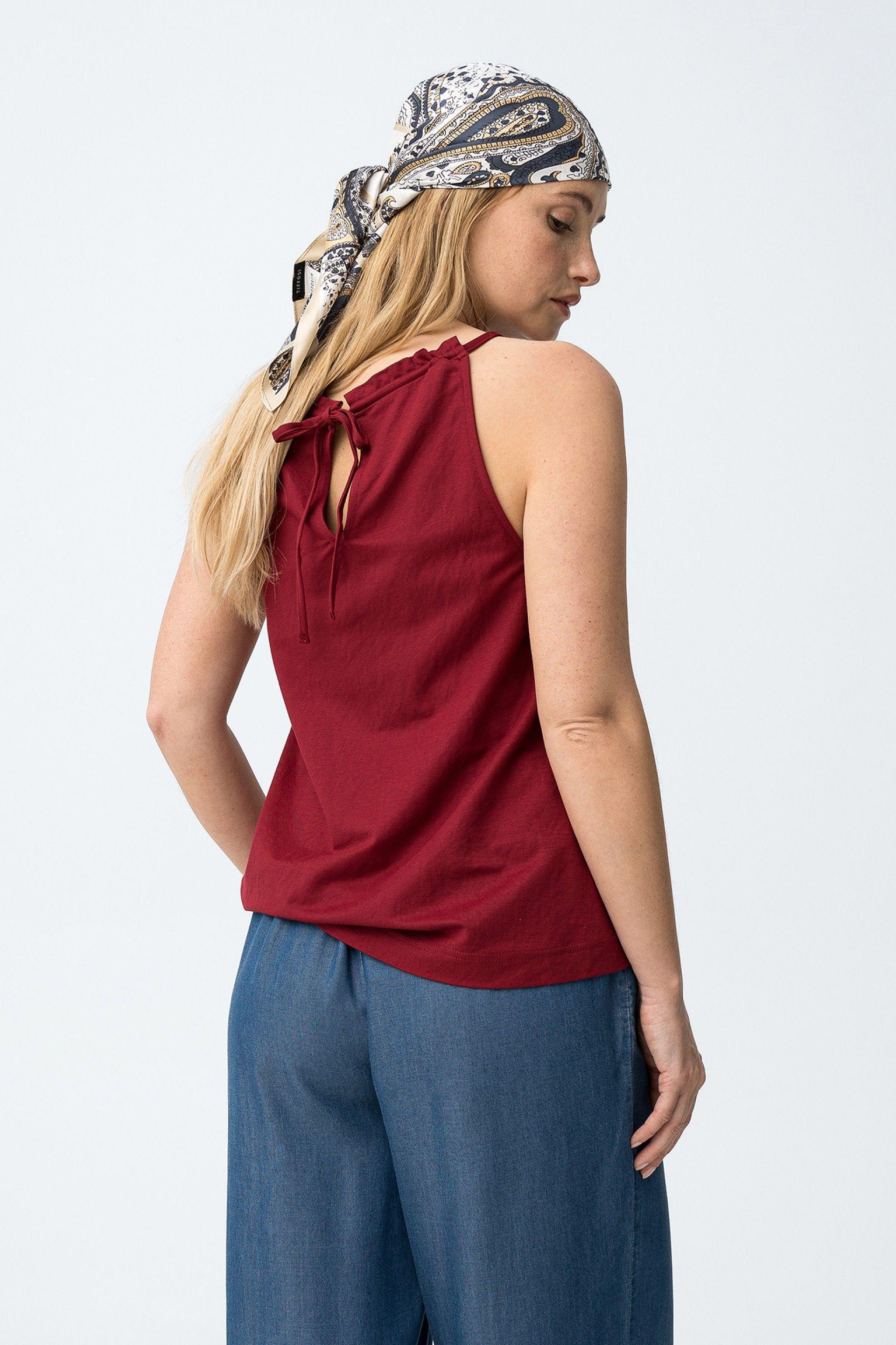 Top donna bordeaux Tiffosi