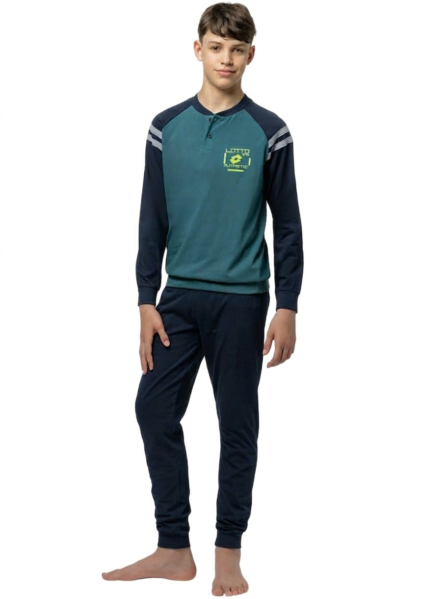Pigiama ragazzo in cotone Lotto Homewear
