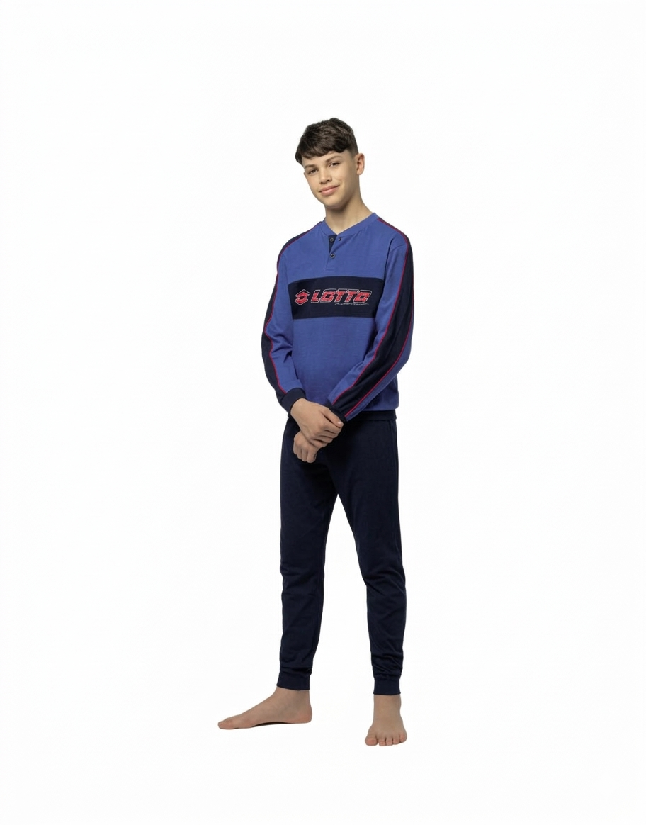 Pigiama ragazzo in cotone Lotto Homewear