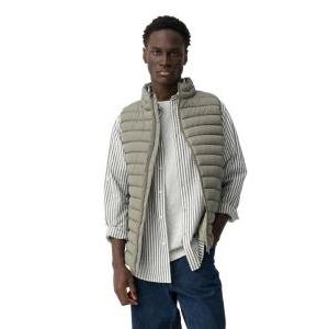 Gilet verde imbottito da uomo