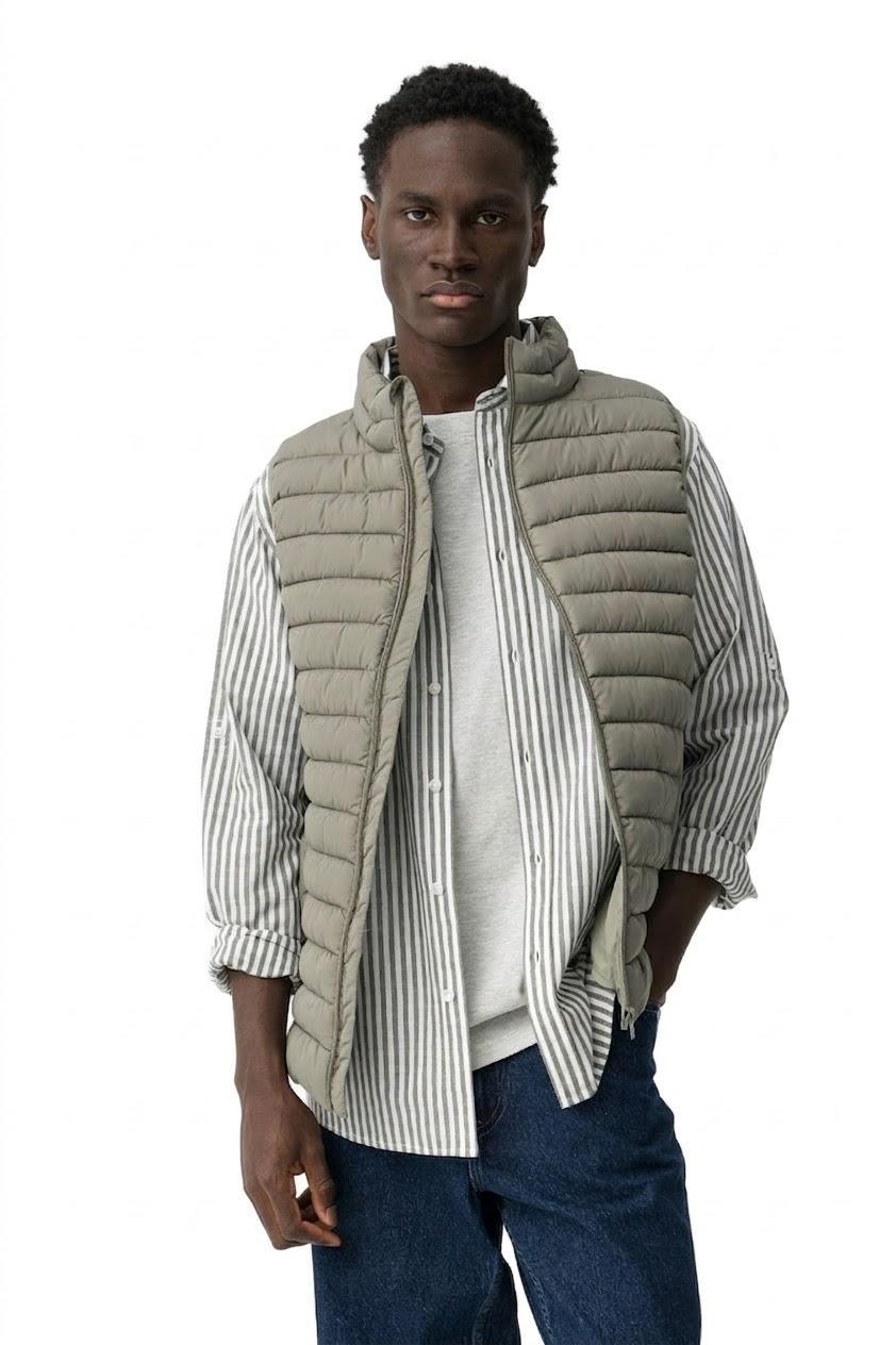 Gilet verde imbottito da uomo Tiffosi