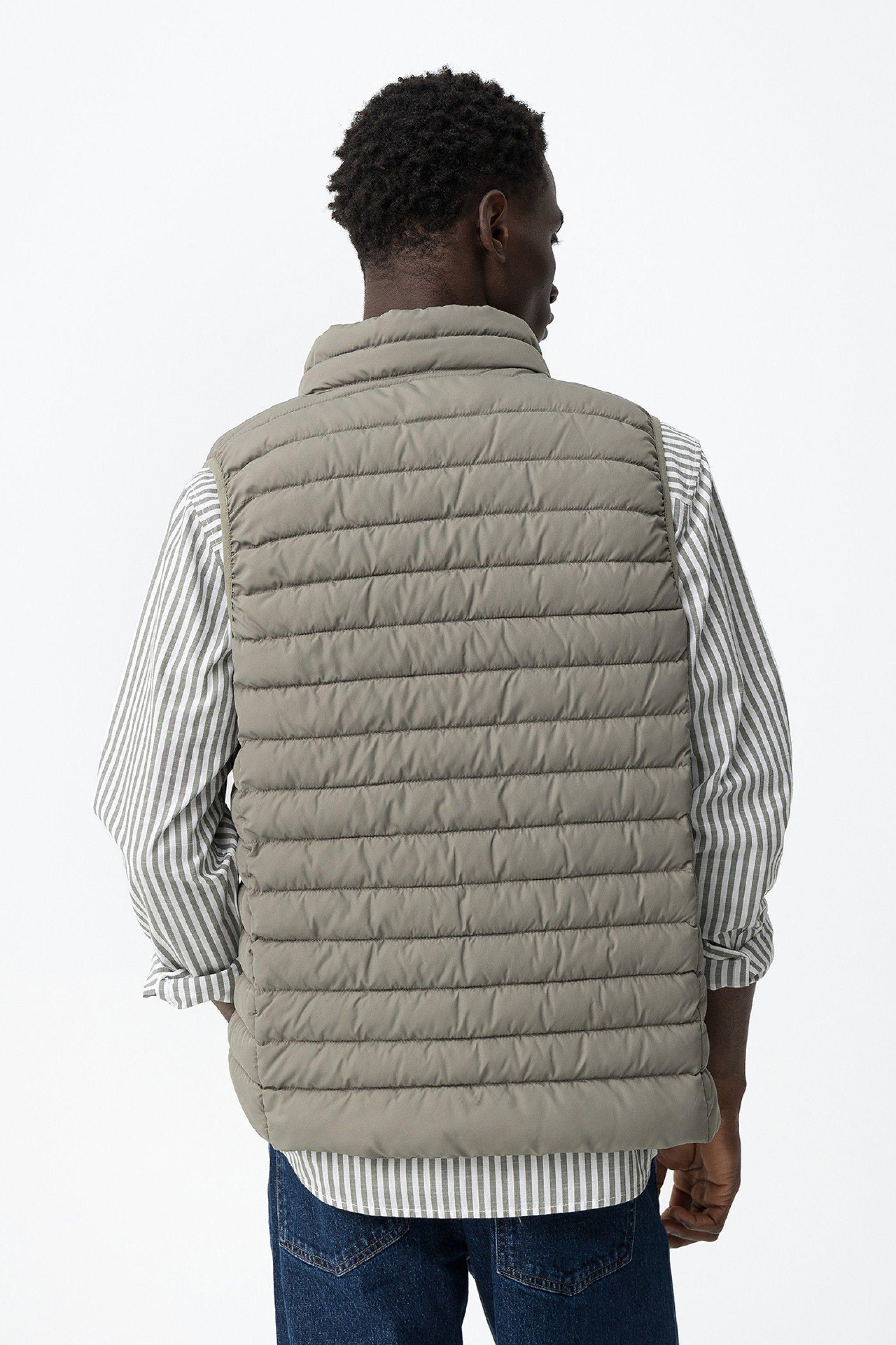 Gilet verde imbottito da uomo Tiffosi