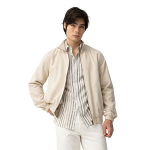 Giacca leggera beige da uomo
