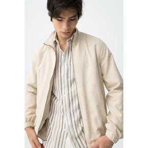 Giacca leggera beige da uomo