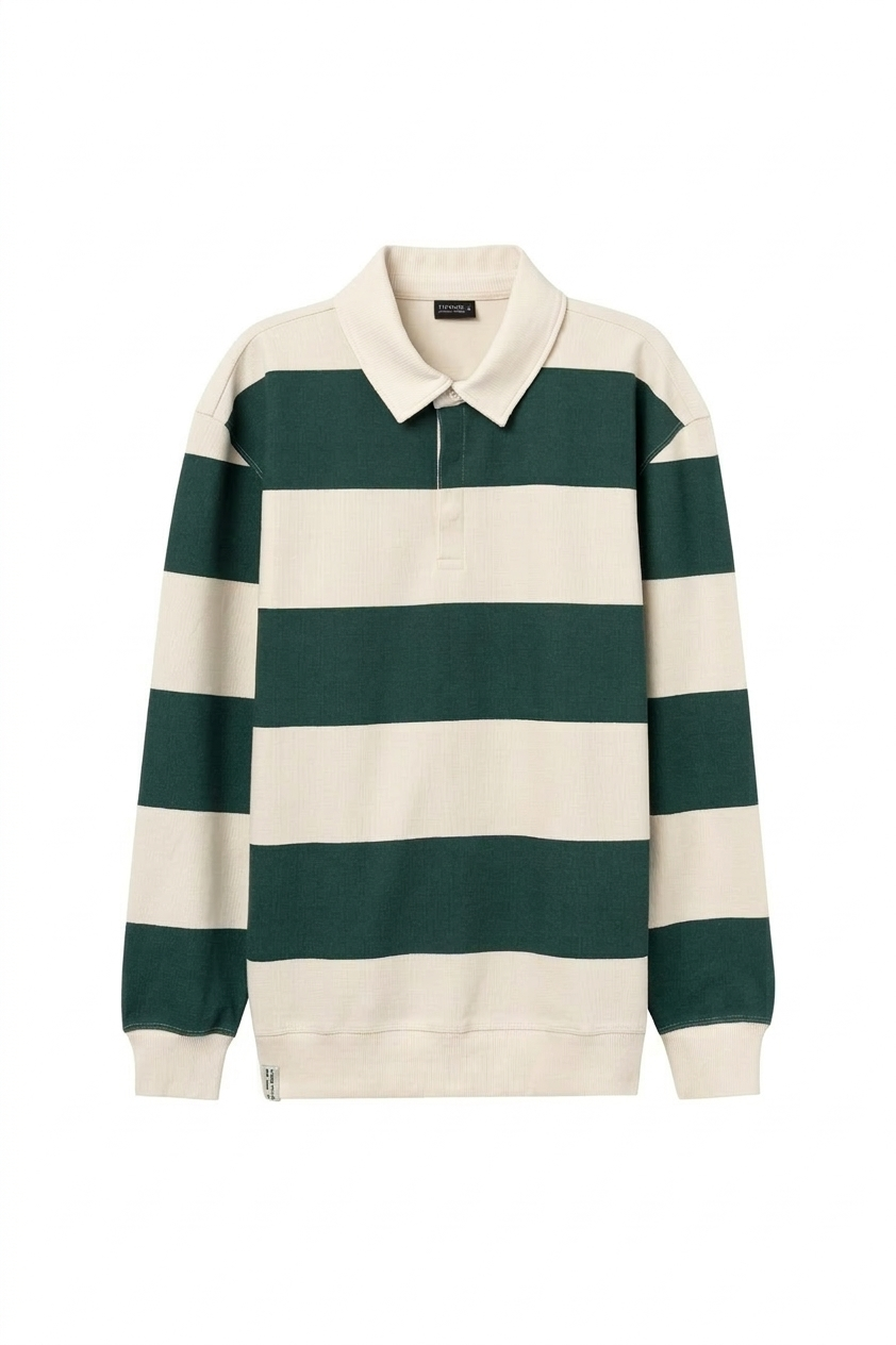 Polo maniche lunghe a righe Tiffosi