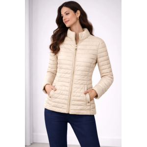 Giubbino leggero beige lizalù donna