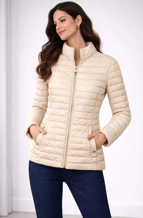 Giubbino leggero beige Lizalu00f9 donna